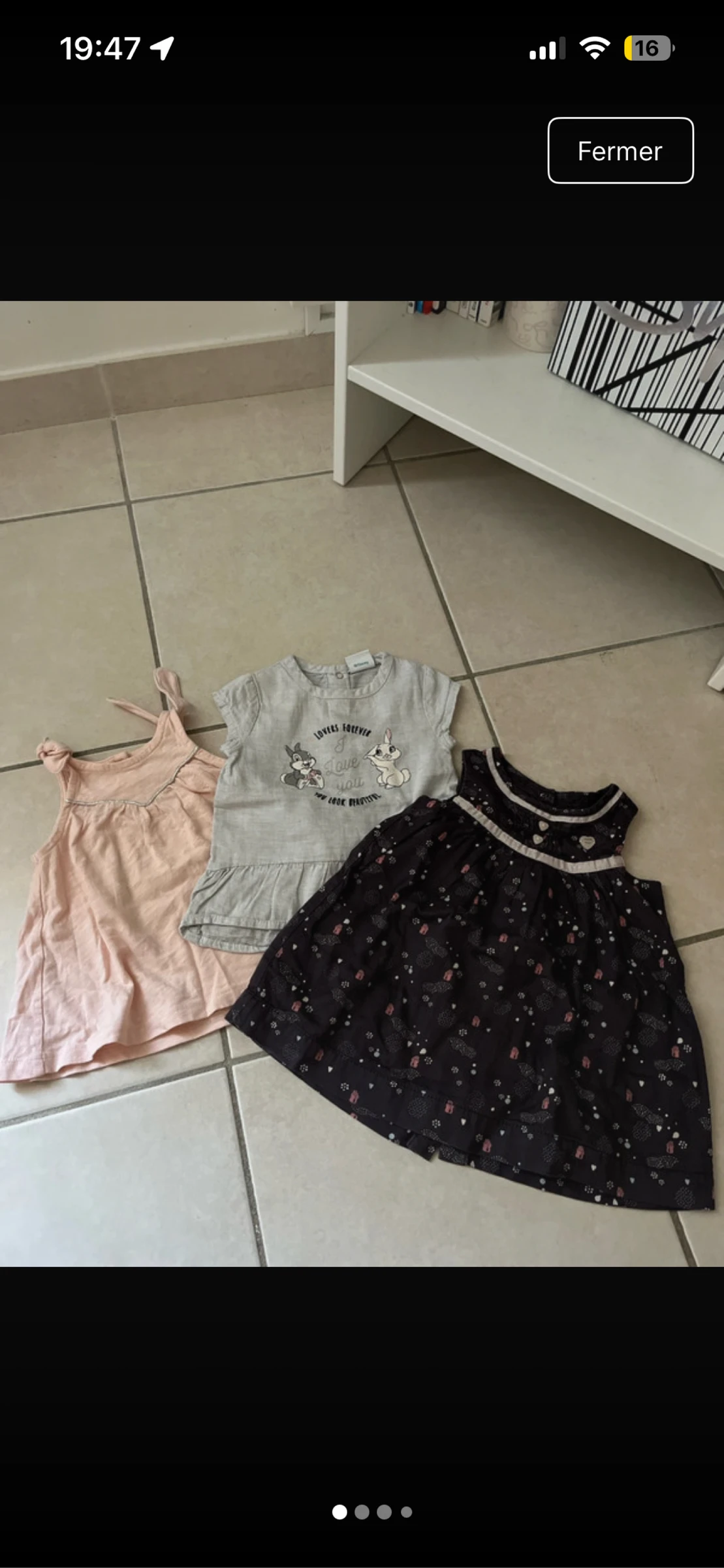 Lot de vêtements bébé fille  – photo 7